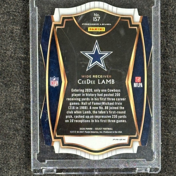 Panini Green Holographic Football Card - Picture 4 of 4